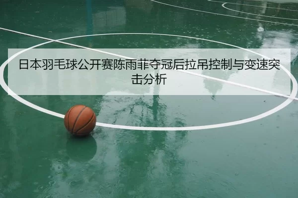 日本羽毛球公开赛陈雨菲夺冠后拉吊控制与变速突击分析